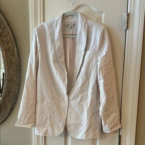 Larry Levine White Women's Blazer